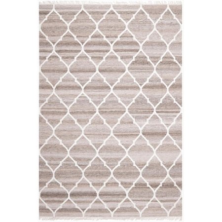 SAFAVIEH 2 ft. 3 in. x 6 ft. Casual Natural Kilim Light Grey and Ivory Runner Rug NKM317A-26